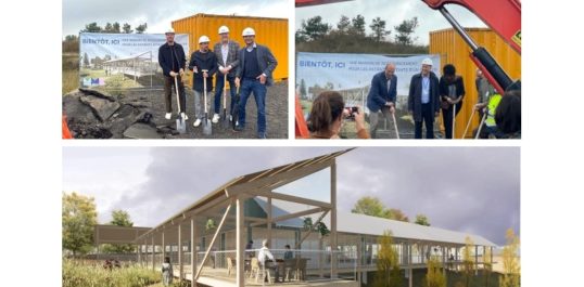 Future Maison du Mieux Etre du GHDC : la première pierre est posée !