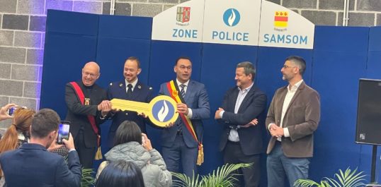 Remise des clés du nouvel hôtel de Police de la zone SamSom (Sambreville - Sombreffe)